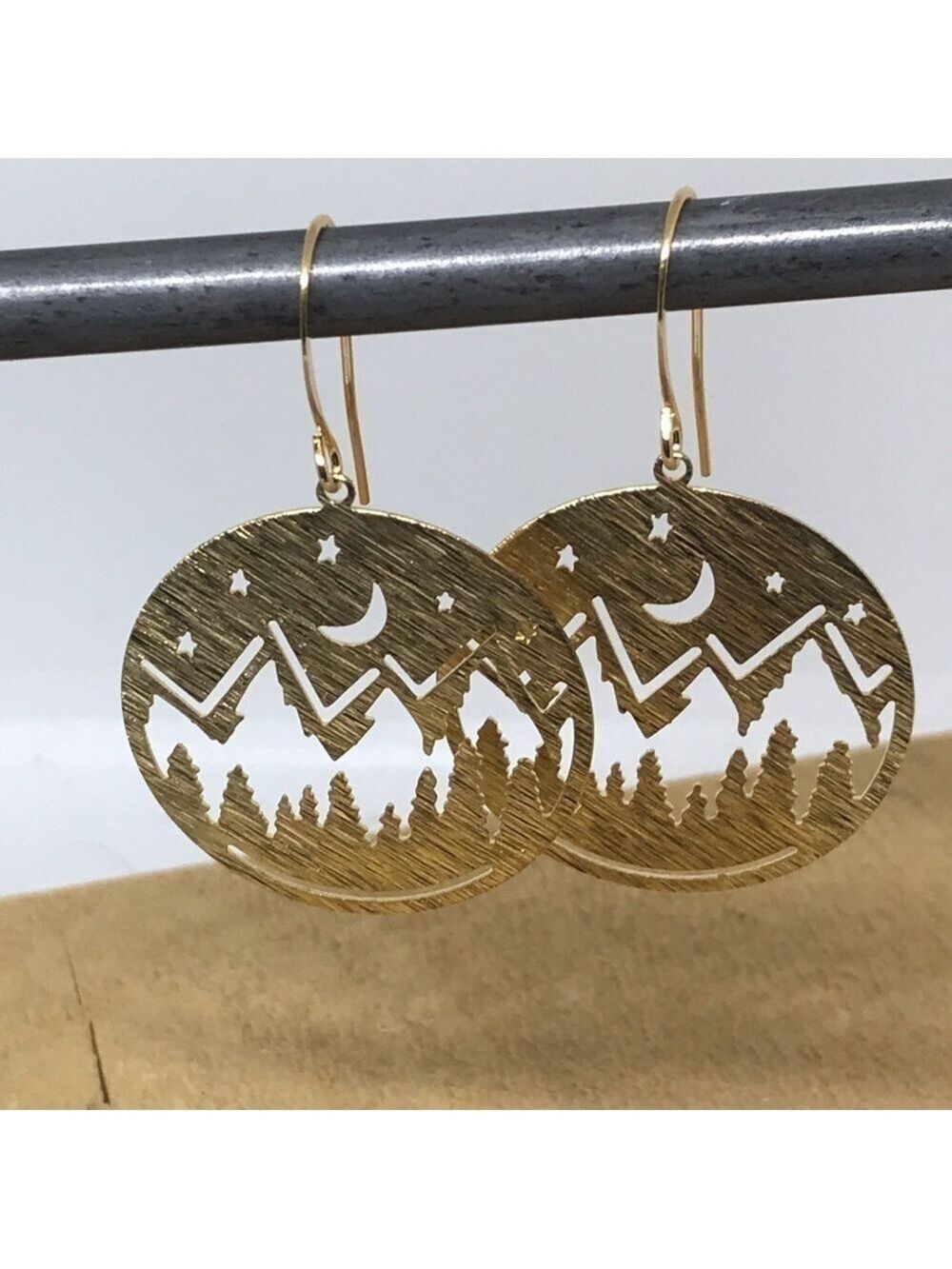 Strength In The Stillness Mountain Earrings